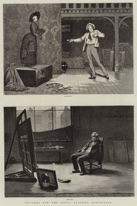 Schilderijen voor de Tentoonstelling van de Koninklijke Academie
